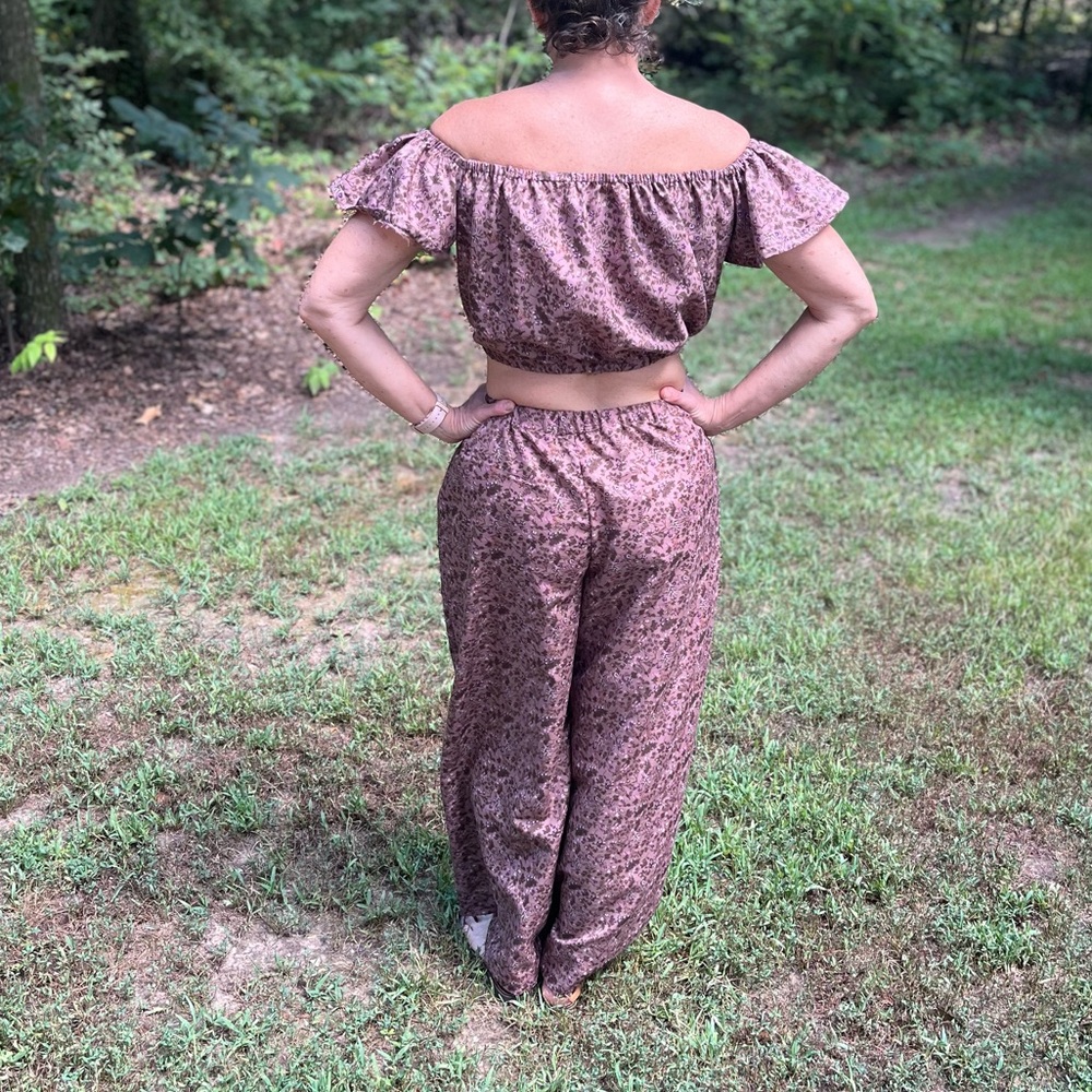 Two piece set Vintage Fabric S/M - Picture 5 of 8